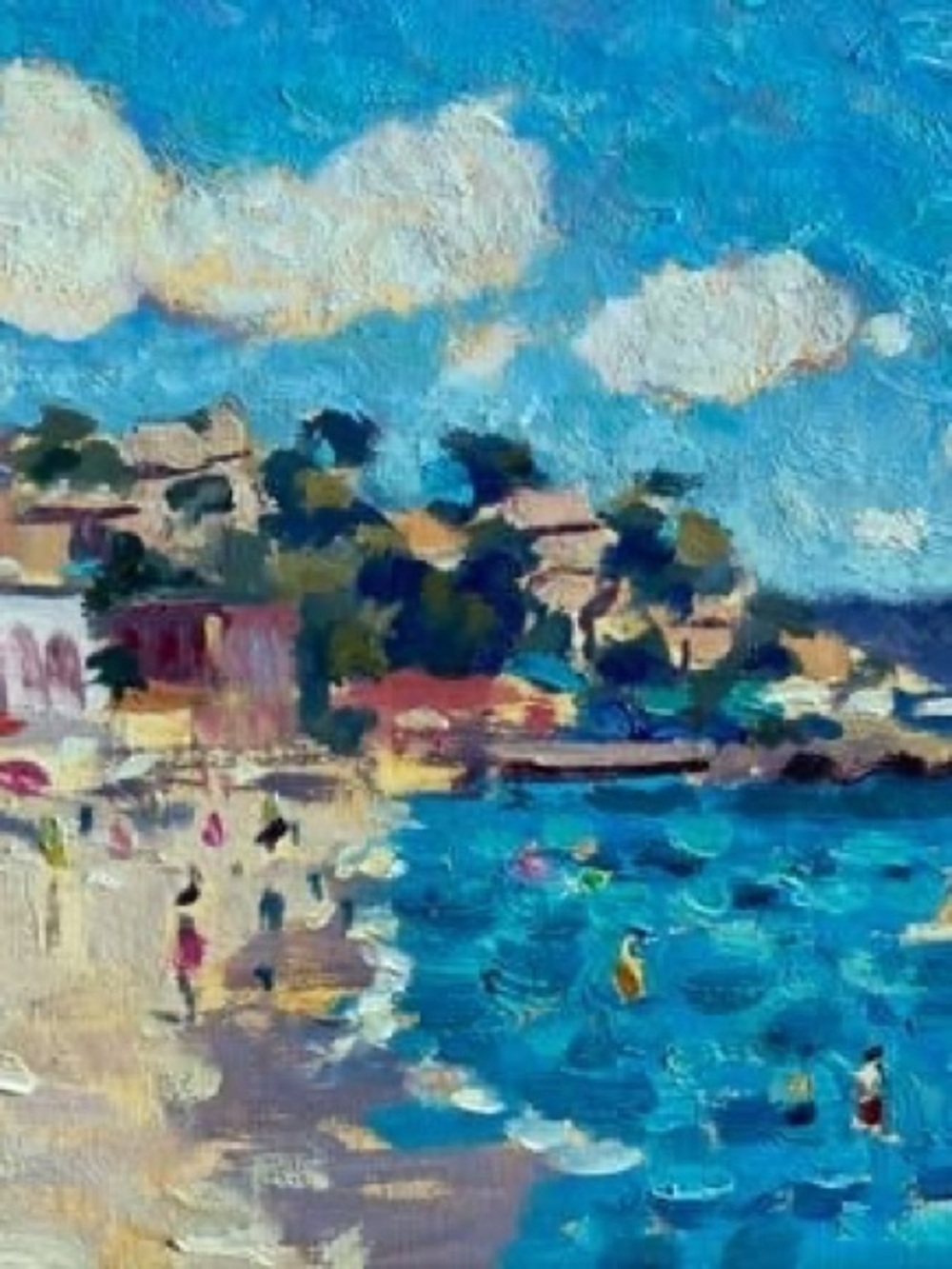 Italian Rivera , 7x9, $55 oil on canvas